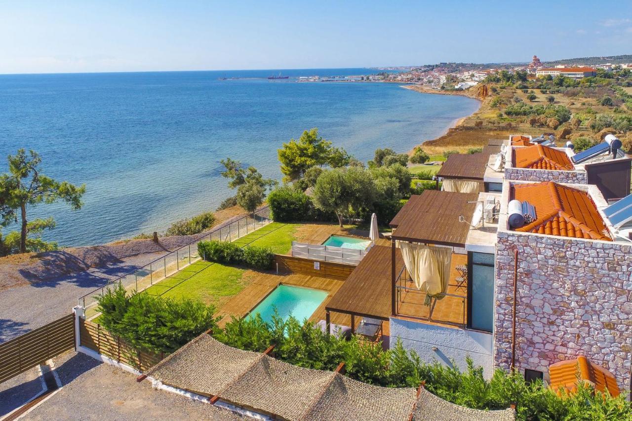 Kalma Villa Ena Неа Мудания Екстериор снимка